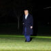 U.S. President Donald Trump arrives at the White House in Washington