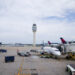FILE PHOTO: Air traffic control tower is seen at Hartsfield-Jackson Atlanta International Airport