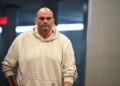FILE PHOTO: US Senator Fetterman home after fall and brief hospitalization