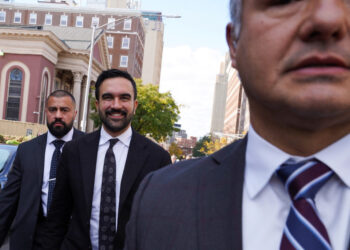 Zohran Mamdani campaigns in New York City