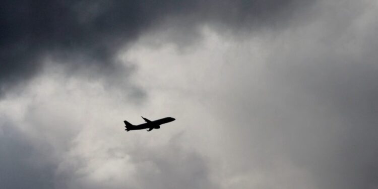 Flights leave Logan airport in Boston