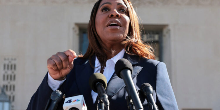 New York Attorney General Letitia James at U.S. District Court for the Eastern District of Virginia