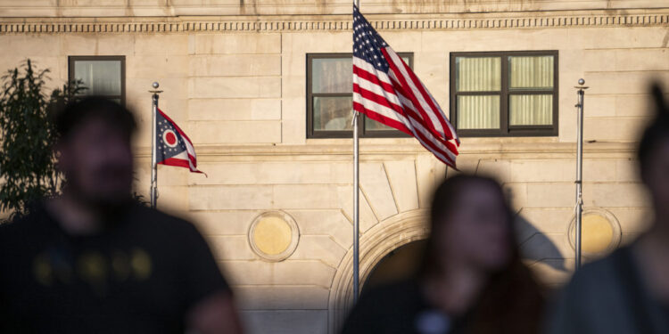 Americans Vote In The 2024 Presidential Election