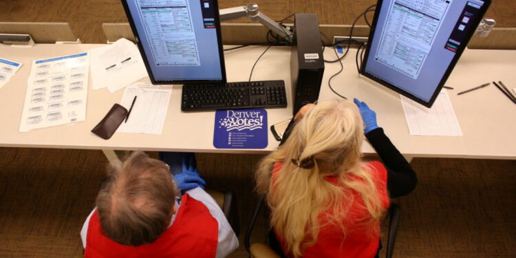 Ballot counting underway in Denver