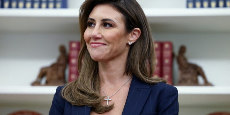 Alina Habba is sworn in as interim U.S. Attorney for the District of New Jersey, in Washington