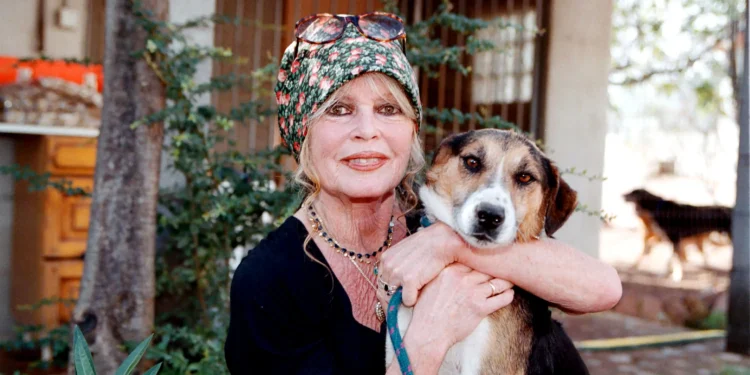 Brigitte Bardot Visits Dog Refuge
