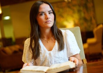 Samantha Fulnecky graded zero by TA holding a bible