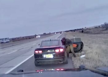 A state trooper’s routine day on patrol turned unforgettable when he ended up helping deliver a baby boy on the side of a highway before the ambulance could arrive.