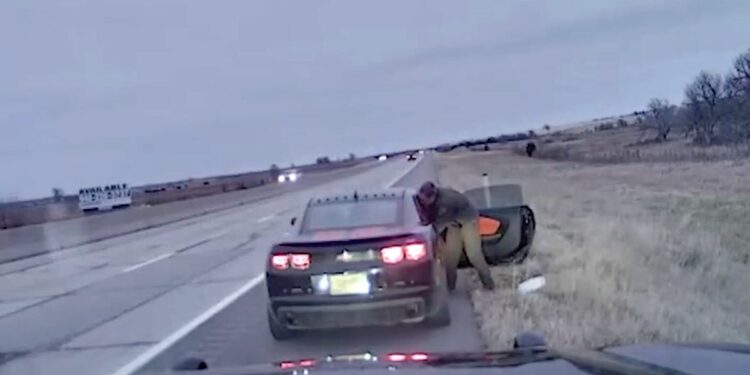 A state trooper’s routine day on patrol turned unforgettable when he ended up helping deliver a baby boy on the side of a highway before the ambulance could arrive.