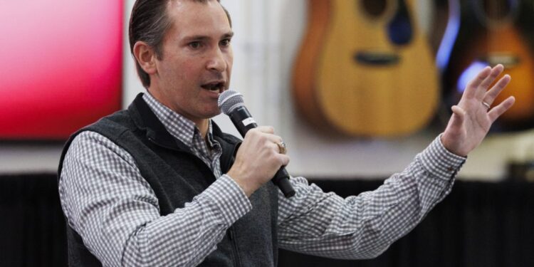 House Speaker Johnson Campaigns With Tennessee GOP Congressional Candidate Matt Van Epps