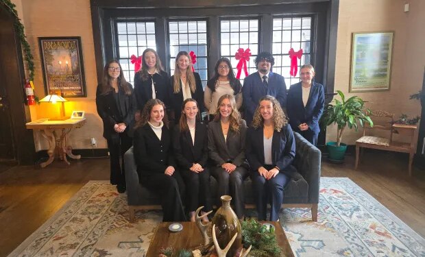 The Notre Dame Student Policy Network members pose for a photo. The student group won the Dorothy Buell Youth Environmental Award, which is awarded to either an individual or group between the ages of 13 and 24 who advocate for the environment within the Lake Michigan Watershed. (Save the Dunes/Provided)