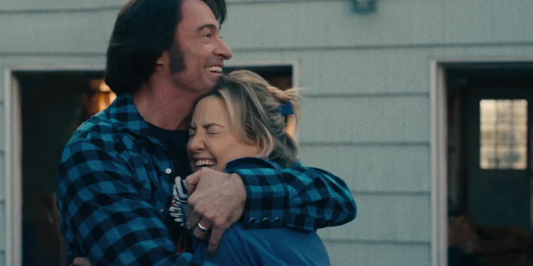 Hugh Jackman and Kate Hudson in the movie Song Sung Blue