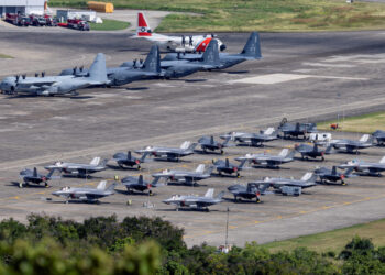 Military build up continues in Puerto Rico, amid tensions between U.S. President Trump's administration and the government...