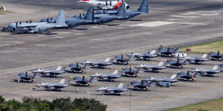 Military build up continues in Puerto Rico, amid tensions between U.S. President Trump's administration and the government...