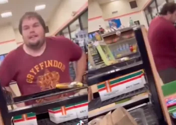 Black 7-Eleven Employee Calls White Man's Bluff After He Chucks Candy, Hurls the N-Word, Then He Becomes an Internet Joke