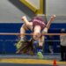 Junior Sedona Clarke, Broadneck, during her high jump attempt which helped her tie for third overall in the event. AACPS Track and FIeld Championships at Prince George's Sports and Learning Complex in Landover, Maryland. (Emma Kappel/Freelance)