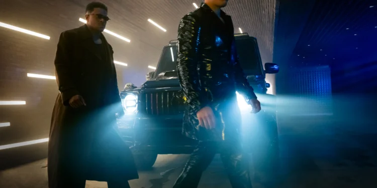 The Beauty -- Pictured: Jeremy Pope as Jeremy, Anthony Ramos The Assassin. CR: Eric Liebowitz/FX