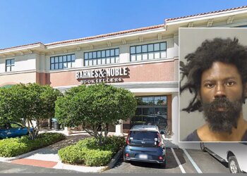Barnes & Noble store and suspect Antonio Moore
