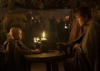 Dexter Sol Ansell as Egg and Peter Claffey as Dunk in 'A Knight of the Seven Kingdoms.'