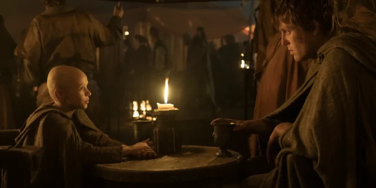 Dexter Sol Ansell as Egg and Peter Claffey as Dunk in 'A Knight of the Seven Kingdoms.'