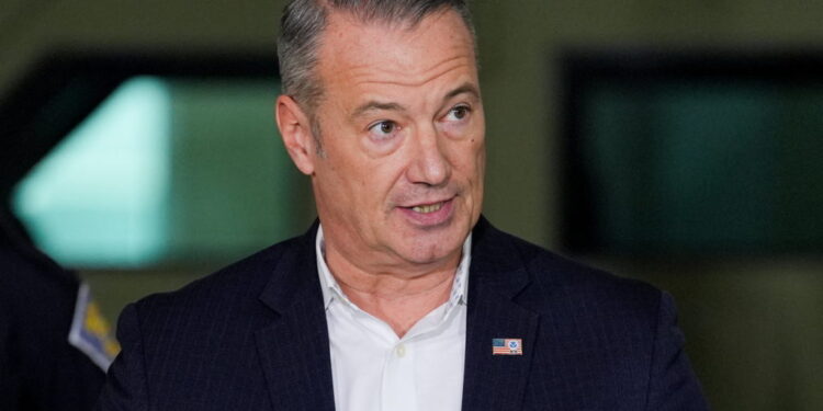 Press conference about 'Operation Midway Blitz' in Gary, Indiana