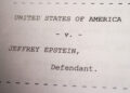 Newly-released documents from the U.S. Justice Department files on Jeffrey Epstein