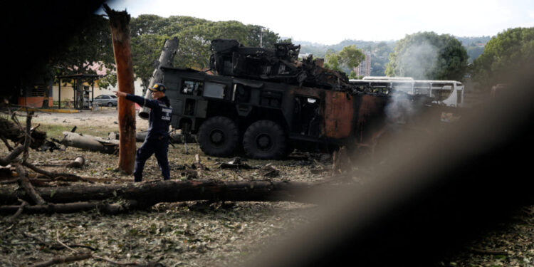 U.S. strikes Venezuelan capital