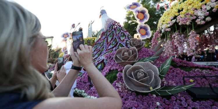 The 136th Rose Parade in Pasadena