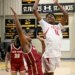 Edmondsonâs Nayshawn Williams takes a shot as New Townâs Mekiye...