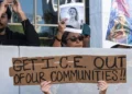 Acitvists protest Renee Good Shooting by ICE