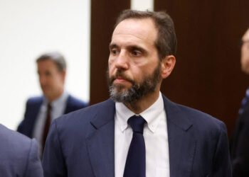U.S. Special Counsel Jack Smith arrives to make a statement to reporters about the 37 federal charges returned by a grand ...