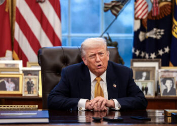 U.S. President Donald Trump is interviewed by Reuters at the White House