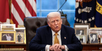 U.S. President Donald Trump is interviewed by Reuters at the White House