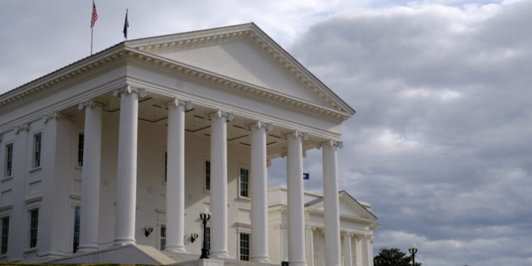 The Virginia State Capitol, the seat of state government of the Commonwealth of Virginia, is pictured in Richmond, Virgini...