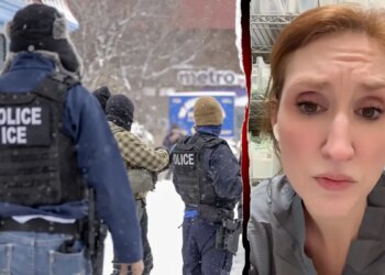 Ice agents on snowy minneapolis street split with vcu nurse malinda cook
