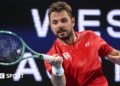 Stan Wawrinka plays a shot