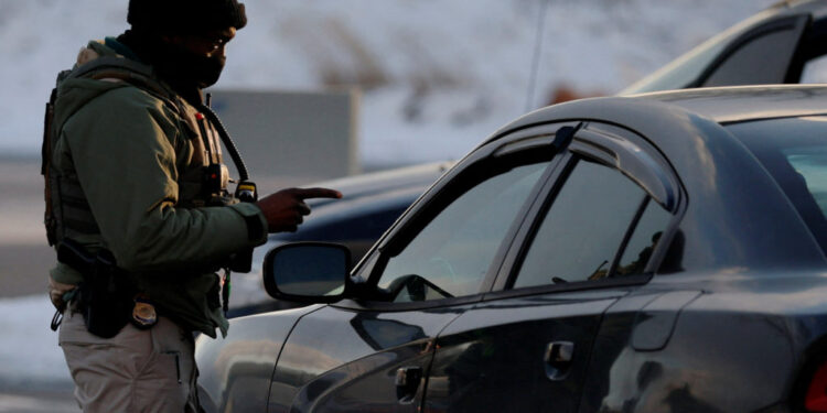 Protest against increased federal immigration enforcement in Maine