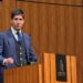 USA-FED/Former U.S. Federal Reserve Governor Kevin Warsh speaks during a monetary policy conference at Stanford University...