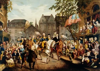 Washington's Triumphal Entry into New York, Nov. 25th, 1783 by C. Inger