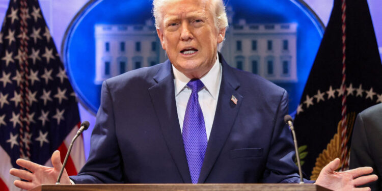 Press briefing at the White House