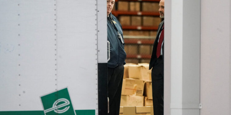 Federal Bureau of Investigation (FBI) executed a search warrant at the Fulton County Election Hub and Operation Center, in...