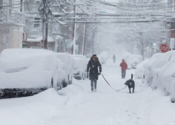 Winter snow storm hits New Jersey