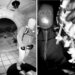 This combo from images provided by the FBI shows surveillance footage at the home of Nancy Guthrie the night she went missing in Tucson, Ariz.