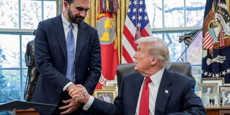 U.S. President Trump meets New York City Mayor-elect Mamdani at the White House