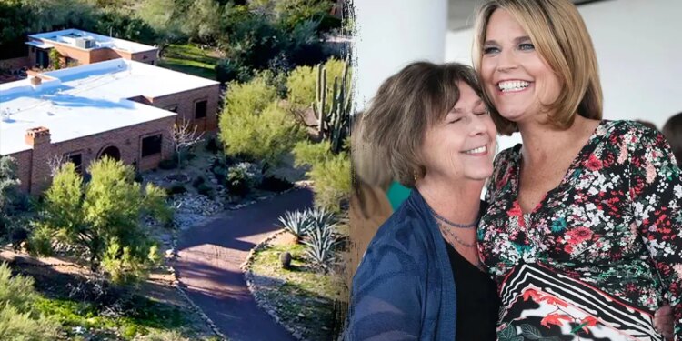 Nancy Guthrie and Savannah Guthrie hugging.