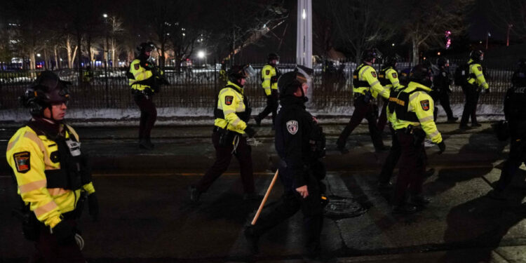 Demonstration against immigration enforcement operations in Minneapolis