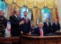 President Trump Signs Executive Order At The White House