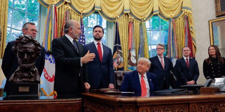 President Trump Signs Executive Order At The White House
