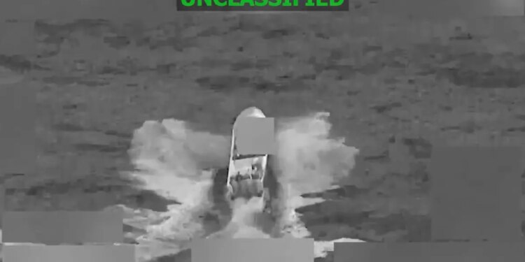 U.S. forces strike kills two suspected narco-terrorists in boat strike