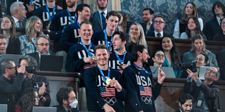 U.S. President Donald Trump delivers the State of the Union address at the U.S. Capitol in Washington D.C.